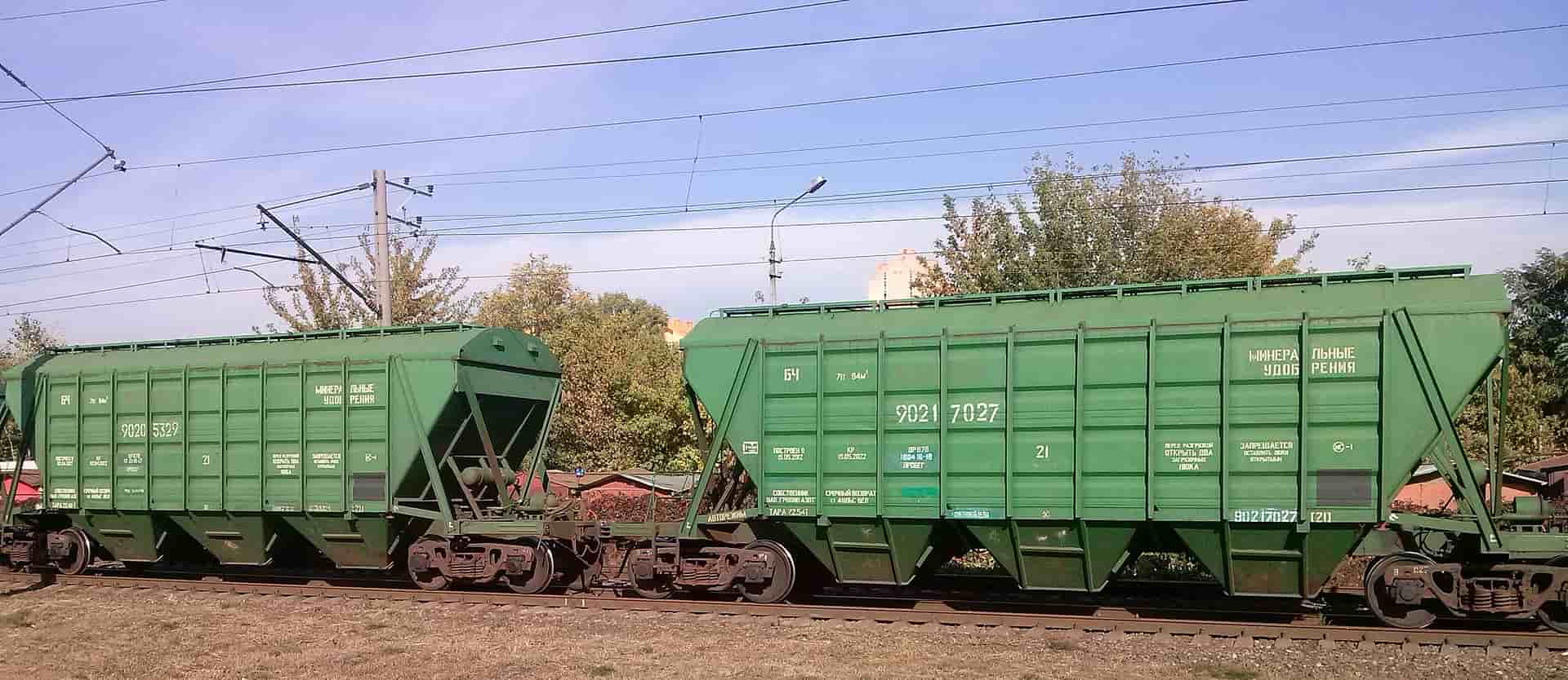 ЖД перевозки хопперами
